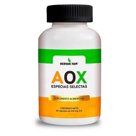AOX ESPECIAS SELECTAS 60 CAPSULAS DE 500 MG C/U