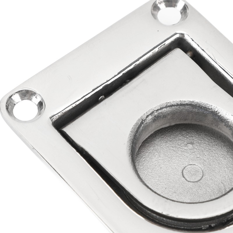 Hatch Pull Handle Stainless Steel 67mm X 56mm Flush Lifting