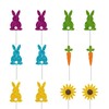 AVMBC Easter Cupcake Toppers Bunny Cupcake Toppers Carrot Cupcake Toppers