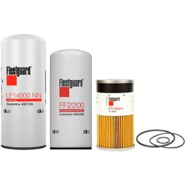 Fleetguard CUMMINS OIL CHANGE LF14000, FF2200, FS19729, FREE TUBE GREASE
