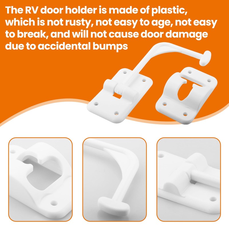 TNITRIB RV T-Style 90 Degree Door Holder Catch Compatible with