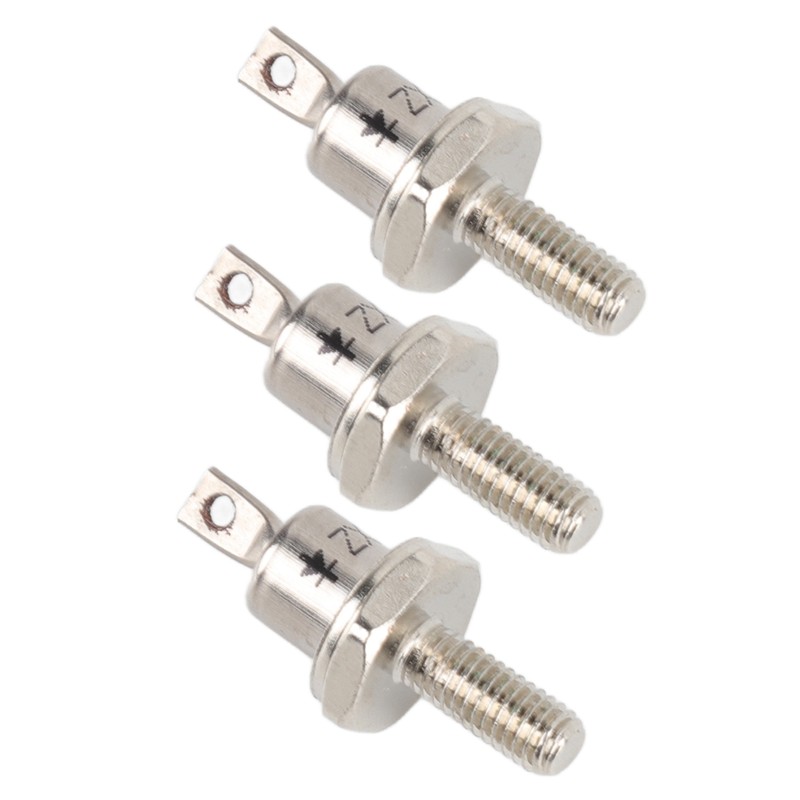 3PCS Rectifier Diode Spiral 25A Iron High Hardness Spiral Rectifier