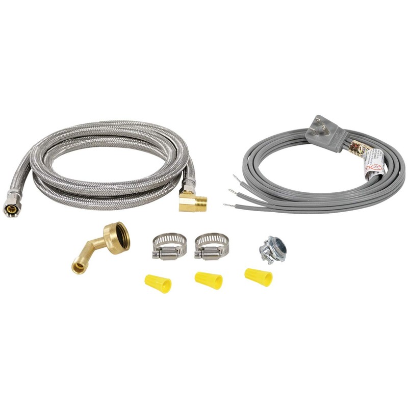 Certified Appliance Accessories Dishwasher Installation Kit with Dishwasher Hose and