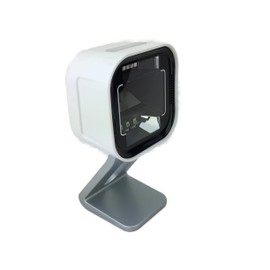 Datal○gic Magellan 1500i High Performance Omnidirectional Presentation Barcode Scanner Kit (1D/2D,Wired, IP52，White), Includes Stand and USB Cable