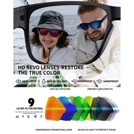 Rosemal Polarized Sunglasses for Women Men Sports Sunglasses Driving Cycling Running Fishing Hiking Golf UV400 TR90