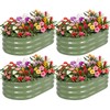 Galvanized Raised Garden Bed- Planter Garden Boxes Outdoor, Raised Beds