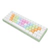 61 Keys Mechanical Keyboard RGB Backlight Colorful Keycaps Mini Wired