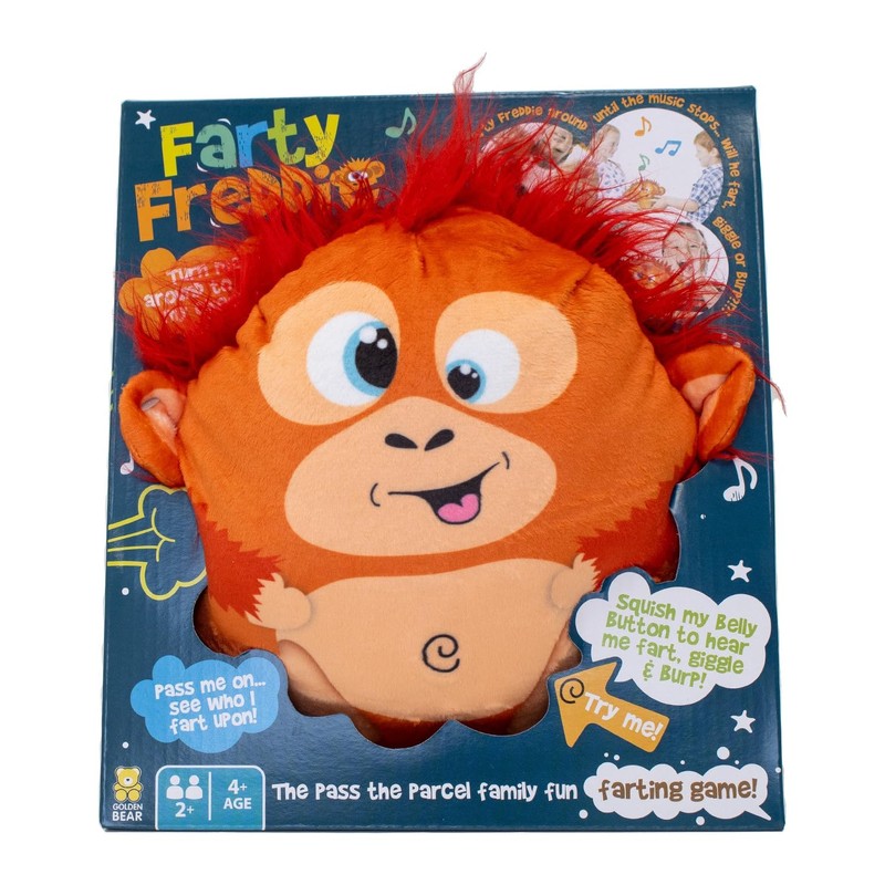 FARTY FREDDIE 3790 Fart Machine & Pass The Parcel one,