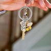 [LEDMOMO] Bee Keychain,Carnival Reward,Creative Keychain,Honeybee Keychain,Honeybee Charm Keychain,Cute Bee Keychain,Cute