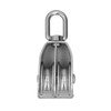 50mm/2.0in Marine Pulley Double Roller 400kg Loading 304 Stainless Steel