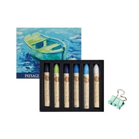 Sennelier Oil Pastels 6 Colours Seascape & Mini Tweezers