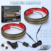 Nilight 2PCS 24 inch Truck Grille Strobe Lights Strip 384