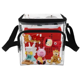 Transparent Carrying Case for Tonies Characters UK, Storage Bag for Toniebox, Transporter for Children's Toniebox Starter Set, Carrier for Creative Tonies Figures, Bag for Yoto Player and Yoto Cards