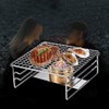 Grill Warming Rack Heavy Duty Stainless SteelGrate Portable Camping Grill