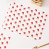 100 Sheets Strawberry Wax Paper 15 x 11 Inch Greaseproof