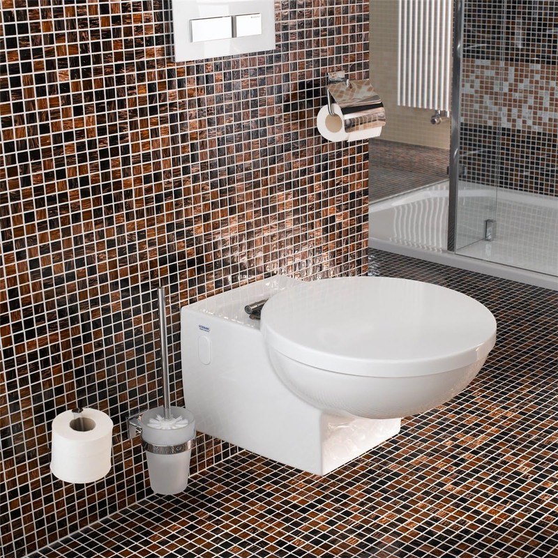 Goldstar Glass Mosaic Tiles Brown Mix