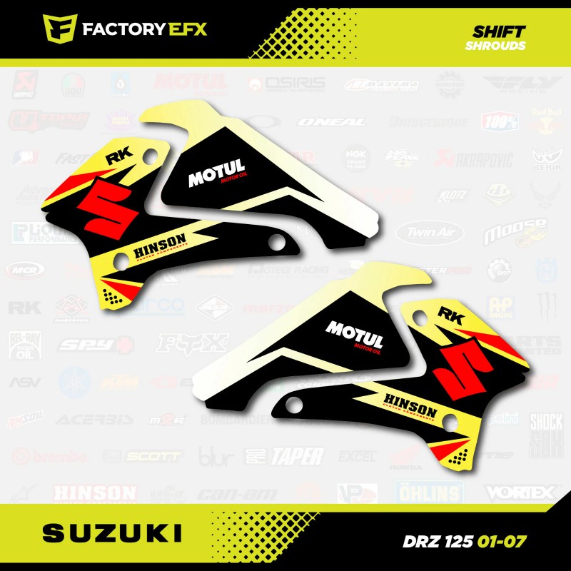 Factory EFX Racing Graphic Kit fits Suzuki DRZ125 01-07 DRZ