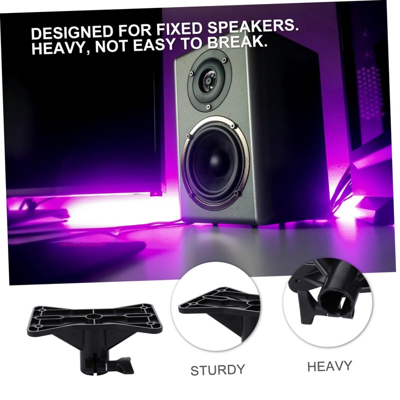 SHOWERORO Tripod Speaker Stand Mount for Home Theater Professional Structure