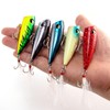 Dr.Fish 5 Pack Topwater Popper Fishing Lure 2.6'' 1/4oz Bass