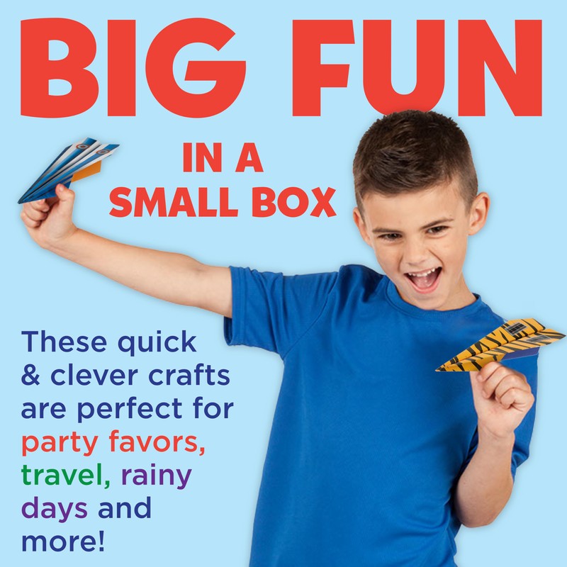 Creativity for Kids Paper Airplane Squadron - Create 20 Paper