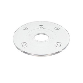 Bosch PR110 Palm Router Subbase - Compatible with RA Threaded Template Guides, Durable Design for Precision Routing