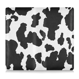 xigua Cow Print Car Registration and Insurance Holder,Leather Registration and Insurance Card Holder Vehicle Glove Box Organizer for Documents, Driver License and Cards 1