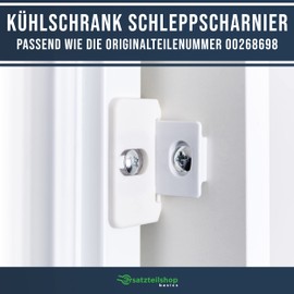 Universal Towing Hinge Door Mounting Set Like Liebherr 9086322 for Tow Door Attachment Compatible with Liebherr Miele