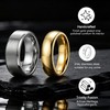 GTMJ 2PCS Wedding Band Stainless Steel Ring for Men Women-Hypoallergenic