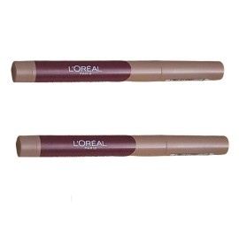 L'Oreal Paris Pack of 2 L'Oreal Paris Infallible Matte Lip Crayon, Sizzling Sugar # 514