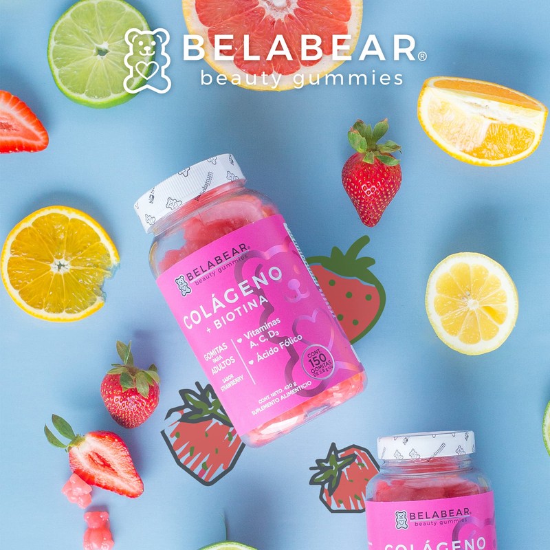 Colágeno + Biotina 150 Gomitas by Belabear