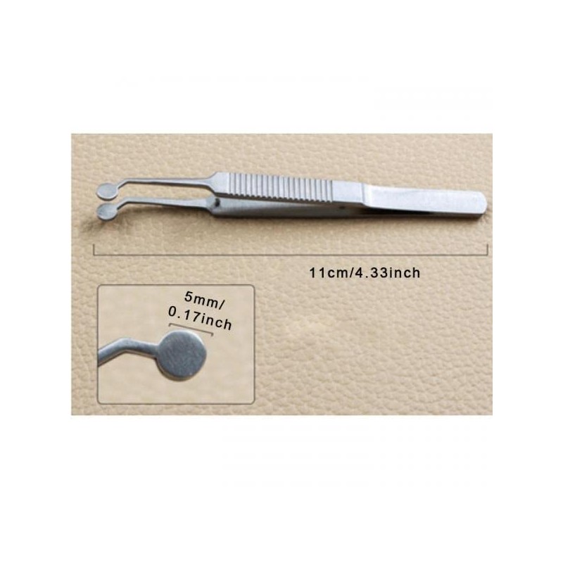 ZGORENDZ Premium Stainless Steel Arita Tauber Meibomian Gland Expressor Forceps