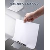ALLMIRA Binder A4 2-Fold 2-Piece Set Clipboard Two-Fold Clip File