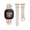 Wearlizer Leather Strap Compatible with Versa 4/ Versa 3 /Sense