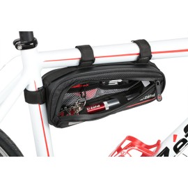 Zefal 7049 Frame Bag for Bicycles, Z Frame Pack, Frame Mounted, Accessories Holder, Black, 3.8 gal (1.3 L)