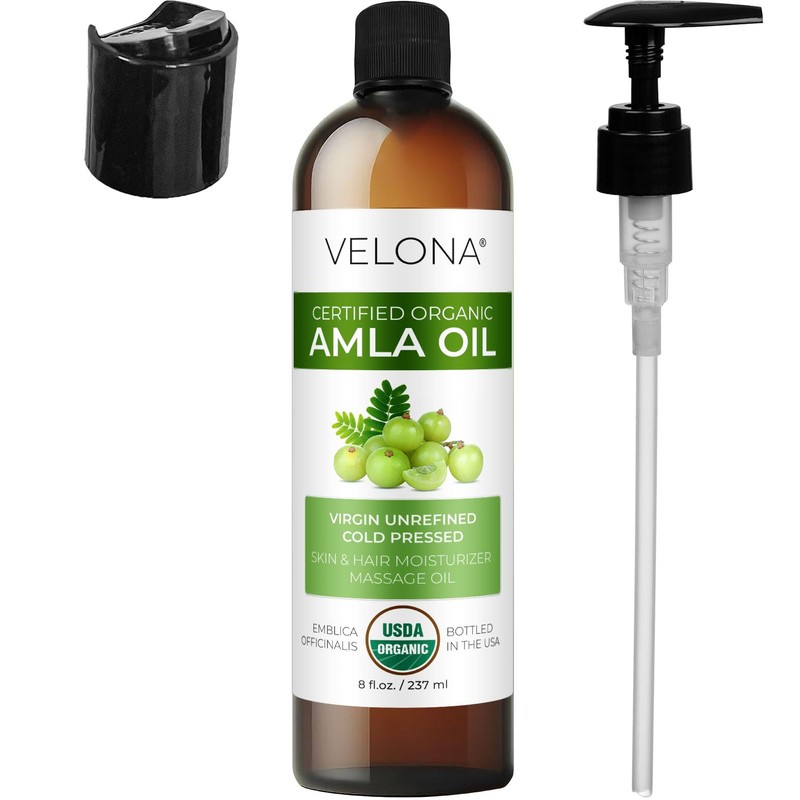 velona Amla Oil USDA Certified Organic - 8 Fl Oz
