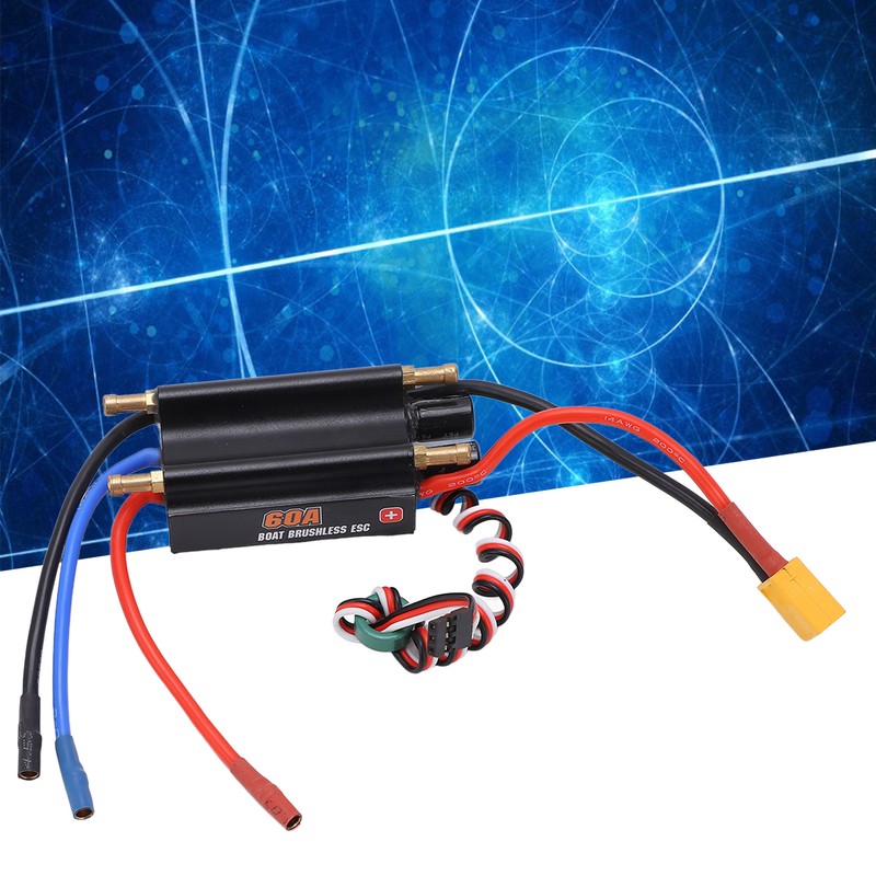 60A Brushless Electronic Speed Controller with XT60 Plug BEC Switch