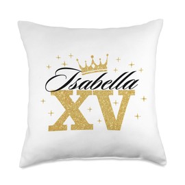 Isabella XV Quince - 15th birthday - Surprise Dance Throw Pillow