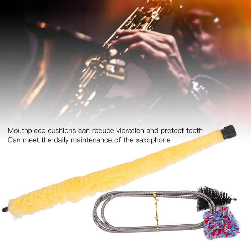 Saxophone Cleaning Brush Soft Duster Mouthpiece Cushion Wind Instrument Maintain