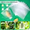 50 Pcs Fruit Protection Bags, 8x12 White Fruit Netting Bags