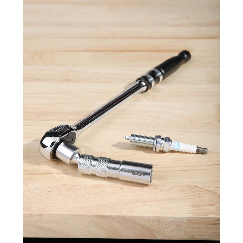 ARES 11000-14mm Thin Wall Magnetic Swivel Spark Plug Socket -