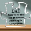 Fathers Day Puzzle Gifts for Dad from Daughter Son,Puzzle Shaped