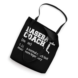 Baseball Coaching Men Trainer Training Baseball Coach Tote Bag