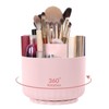 SKYDUE Makeup Organizer, Rotating Pencil Pen Holder for Desk, Dual-Purpose