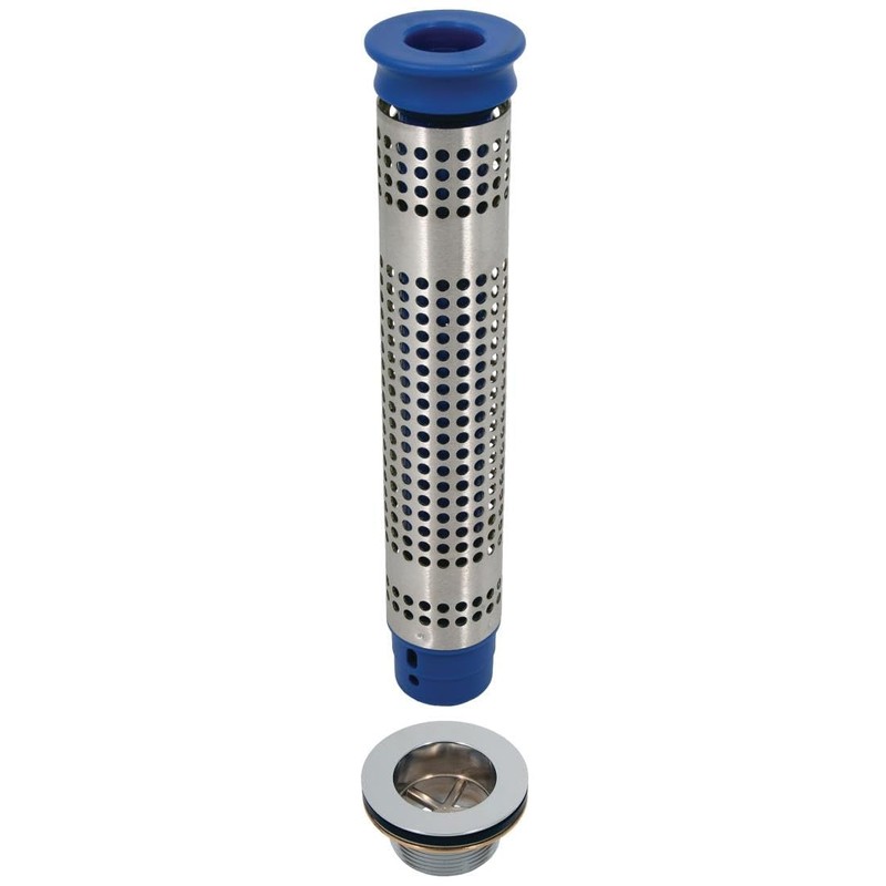300MM Tall Commercial Sink Plug Strainer Overflow Waste Pipe with