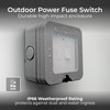 BG Electrical Outdoor Switched Fused Connection Unit with LED Power