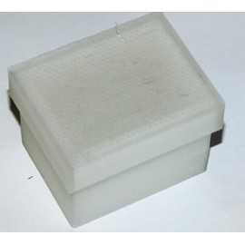 Stand for Microscope Coverslip, Glass Cover Slip Drying Stand, Lab Staining Rest (Storage Box Only, Pack of 2)