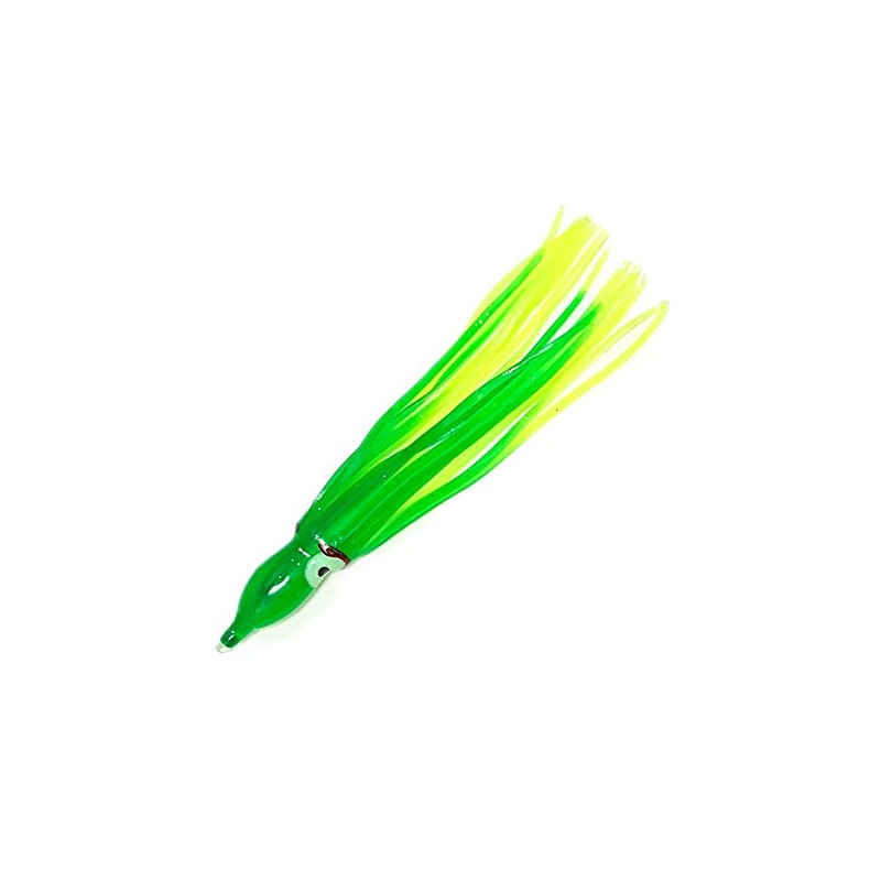4.5” Squid Skirts – Green Chartreuse #17-40 Pieces