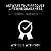WITHit Table Magnifier with Light and Stand, 4” Lens, Black