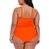 Sovoyontee Women's 2 Piece Plus Size High Waisted Swimsuit Bathing