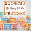 Konsait Fall Gnome Cutouts, 48Pcs Autumn Gnome Paper Cutout for